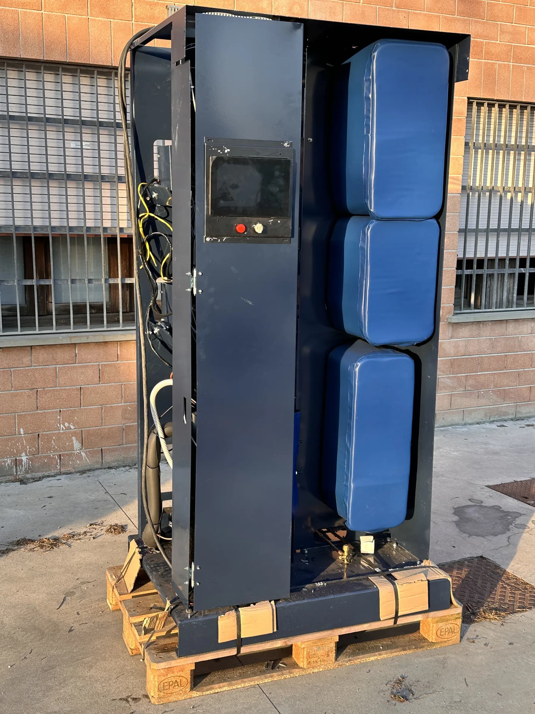 The RHP prototype, open side: heat exchangers and control panel